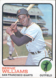 1973 Topps Baseball Cards      557     Bernie Williams